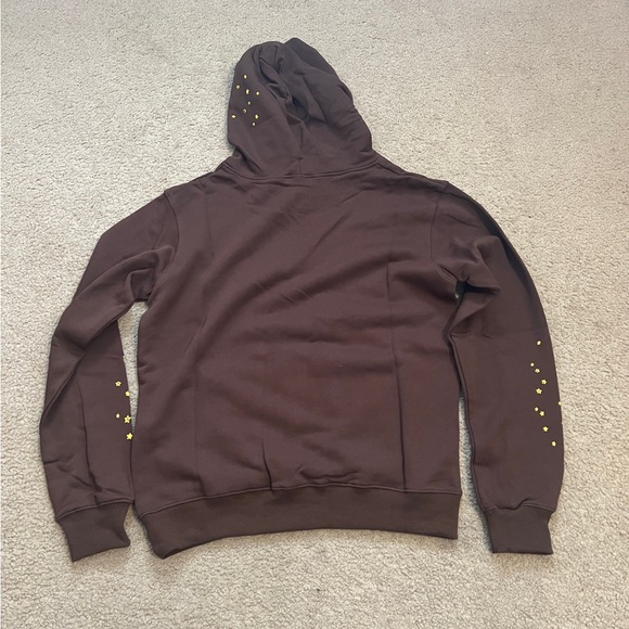 Sp5der Authentic Brown Men’s Hoodie Sweatshirt Medium Brand New - Picture 3 of 8